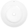 vidaXL Wash Basin White 44x17 cm Ceramic Round