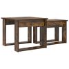 vidaXL Coffee Table Set 2 pcs Smoked Oak Engineered Wood