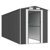 vidaXL Garden Shed Anthracite 192x523x223 cm Galvanised Steel