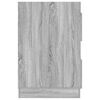 vidaXL Laundry Cabinet with Storage Grey Sonoma Engineered wood