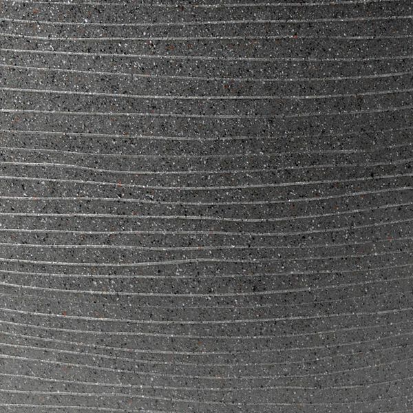 Capi Plant Vase Arc Granite Tapered Low 60x48 cm Anthracite