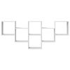 vidaXL Wall Shelf White 159x18x66 cm Engineered Wood