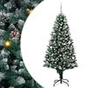 vidaXL Artificial Christmas Tree with 150 LEDs with Stand Green 150 cm