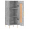 vidaXL Sideboard Concrete Grey 34.5x34x90 cm Engineered Wood