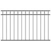 vidaXL Fence Element ASSEN 163 x 100 cm Steel Grey