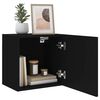 vidaXL TV Wall Cabinets 2 pcs Black 40.5x30x40 cm Engineered Wood