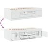 vidaXL Daybed with Drawers without Mattress White 75x190 cm Small Single