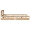 vidaXL Bed Frame without Mattress 120x200 cm Solid Wood Pine