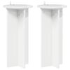 vidaXL Plant Stand 2 pcs High Gloss White 29.5 x 29.5 x 60 cm