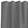 vidaXL Voile Curtains with Rod Pockets 2 pcs Dark Grey