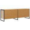 vidaXL TV Cabinet Sonoma 140 x 36 x 49.5 cm Engineered Wood