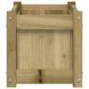 vidaXL Garden Planter 60x31x31 cm Impregnated Wood Pine