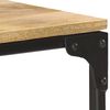 vidaXL Console Table 110x30x75 cm Solid Mango Wood