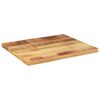 vidaXL Table Top 60x50x2.5 cm Rectangular Solid Wood Rough Mango