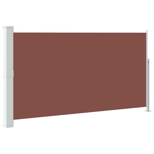 vidaXL Patio Retractable Side Awning 170x300 cm Brown