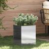 vidaXL Garden Planter Stainless Steel 32 x 32 x 40 cm Stainless Steel