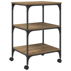 vidaXL Printer Stand Artisan Oak 50 x 41 x 75 cm Engineered Wood