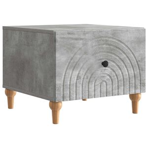 vidaXL Coffee Table Concrete Grey 49 x 50 x 40 cm Engineered Wood