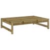 vidaXL Garden Footstool 120x80 cm Impregnated Wood Pine