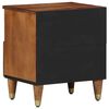 vidaXL Bedside Cabinet with Drawer 2 pcs Honey Brown 40 x 33 x 46 cm