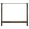 vidaXL Dining Table Legs Natural Steel 2 pcs 90x(72-73) cm Steel