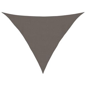 vidaXL Sunshade Sail 160 g/m&sup2; Anthracite 4x4x5.8 m HDPE