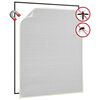 vidaXL Magnetic Insect Screen for Windows White 100x120 cm Fibreglass