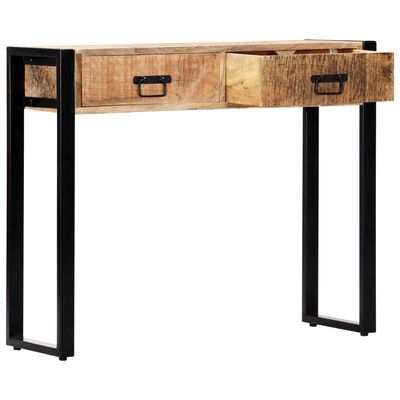 vidaXL Console Table 90x30x75 cm Solid Mango Wood