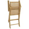 vidaXL Folding Garden Chairs 4 pcs 54.5x61.5x86.5 cm Solid Wood Acacia