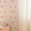 Noordwand Wallpaper Kids @ Home Butterfly Pink