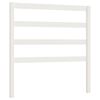 vidaXL Bed Headboard White 95x4x100 cm Solid Wood Pine
