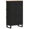 vidaXL Side Cabinet 60x33x107 cm Solid Wood Mango