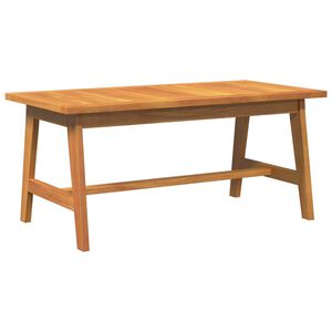 vidaXL Coffee Table Oil Natural Solid Acacia Wood