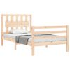 vidaXL Bed Frame without Mattress Small Single Solid Wood