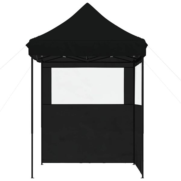 vidaXL Party Tent Folding Black 200 x 200 x 306 cm Oxford Fabric