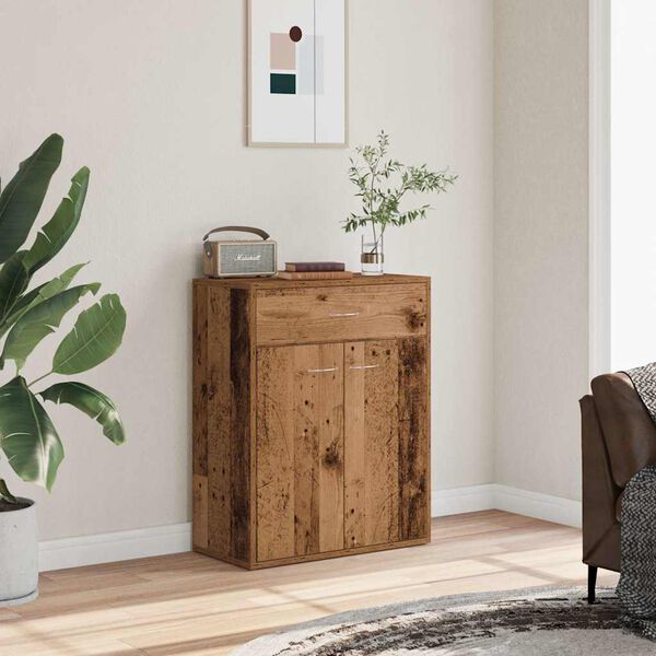 vidaXL Sideboard Old Wood 60x30x75 cm Engineered Wood