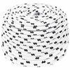vidaXL Multipurpose Utility Rope 6 mm 100 m White Polyester