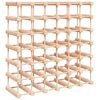 vidaXL Wine Rack for 42 Bottles 68.5x23x68.5 cm Solid Wood Pine