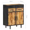 vidaXL Sideboard 60x30x75 cm Rough Mango Wood