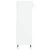 vidaXL Shoe Cabinet White 30x35x105 cm Engineered Wood