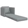 vidaXL Sofa Bed Light Grey 74 x 77 x 81 cm Fabric