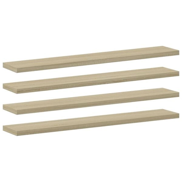 vidaXL Bookshelf Boards 8 pcs Sonoma Oak 60x10x1.5 cm Engineered Wood