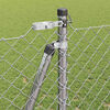 vidaXL Fence Post Silver 25 x 1.2 m (60 x 60 mm mesh) Steel