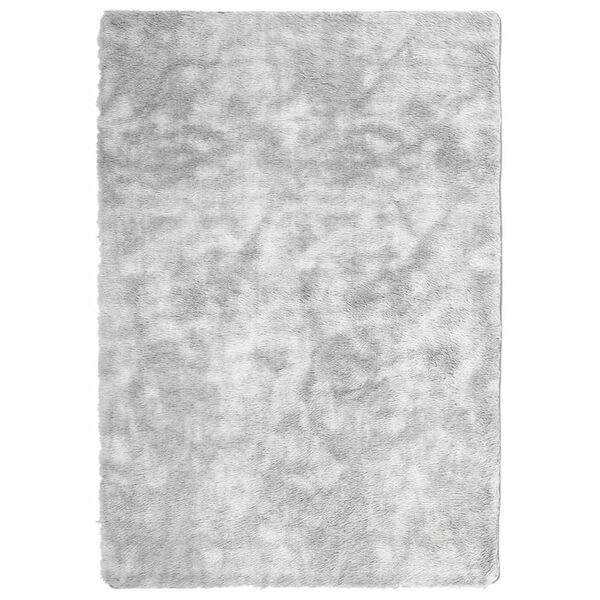vidaXL Shaggy Rug High Pile NAVARRA Silver Grey 160x230 cm Polyester