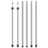 vidaXL Telescopic Tarp Poles with Length of 102-260 cm 2 pcs Aluminum