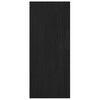 vidaXL Book Cabinet Room Divider Black 100x30x71.5 cm Pinewood
