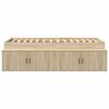 vidaXL Bed Frame with Drawer Sonoma Oak 90 x 200 cm Engineered Wood