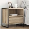 vidaXL Bedside Table Sonoma 50 x 39.5 x 50 cm Engineered Wood