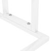 vidaXL Freestanding Towel Rack White 48x24x78.5 cm Iron