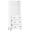 vidaXL Highboard White 69.5x34x180 cm Engineered Wood